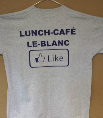 Grijs Shirt met transfer groot